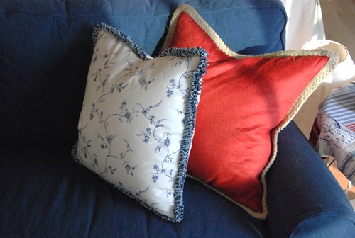 Custom Upholstered Pillows & Cushions
